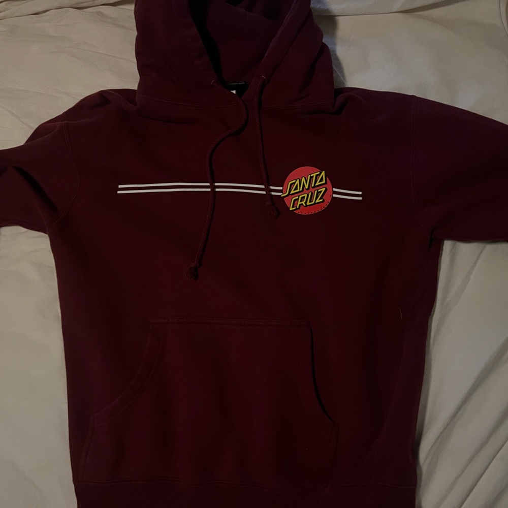 Maroon Santa Cruz Hoodie